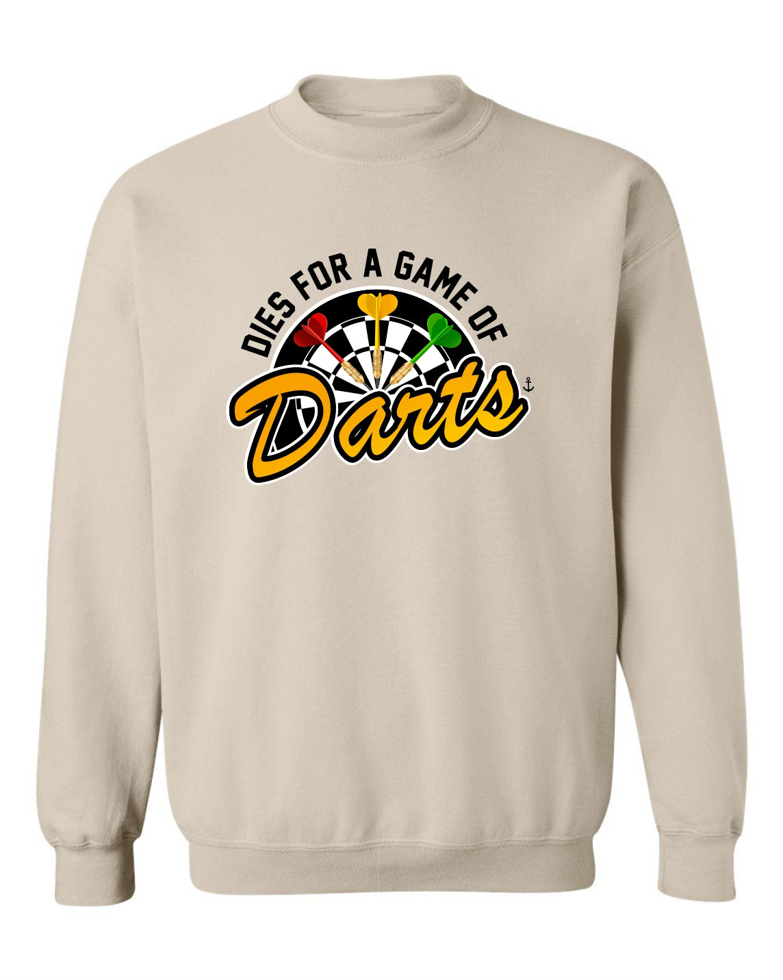 "Dies For A Game Of Darts" Unisex Crewneck Sweatshirt