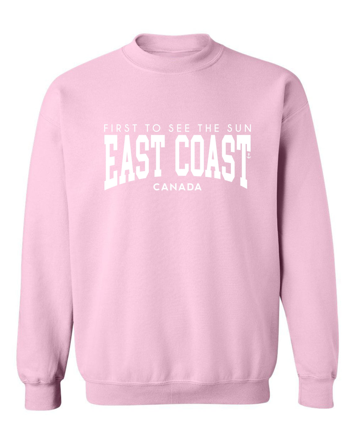 "East Coast - First To See The Sun" Unisex Crewneck Sweatshirt