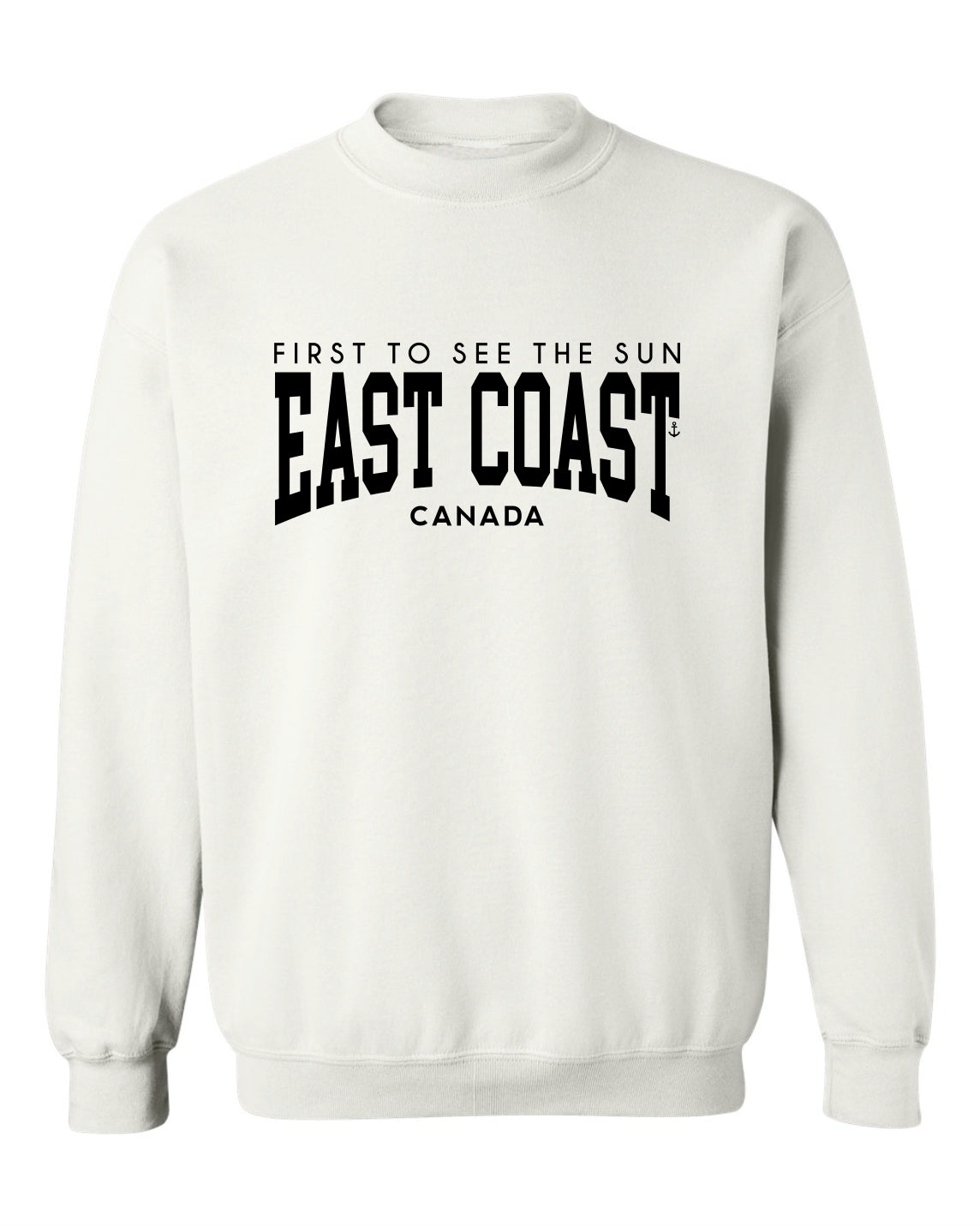 "East Coast - First To See The Sun" Unisex Crewneck Sweatshirt