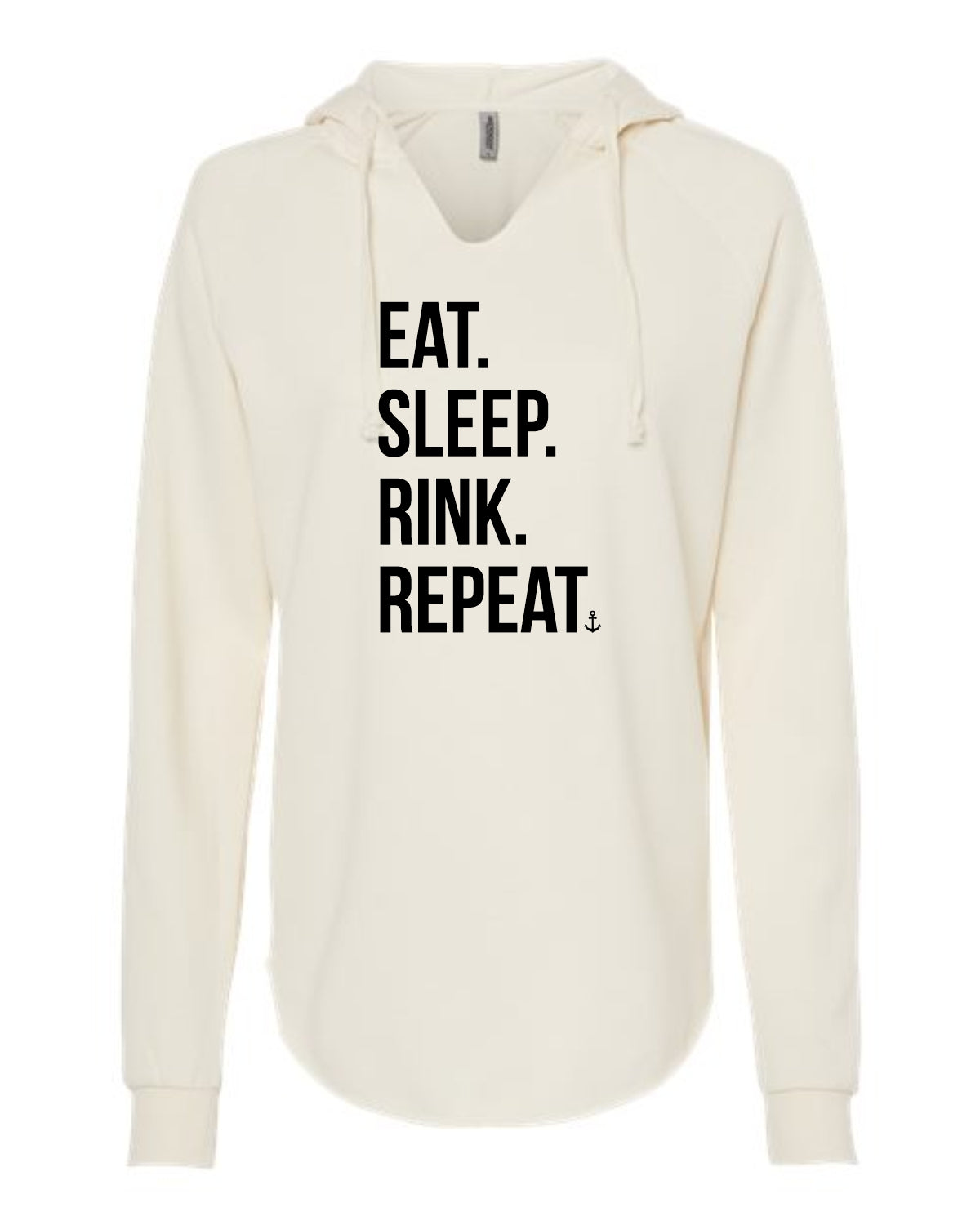 "Eat. Sleep. Rink. Repeat" Ladies' Hoodie