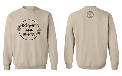 "Get Your Arse In Gear" Unisex Crewneck Sweatshirt