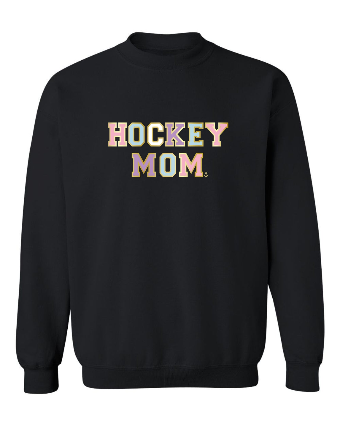 "Hockey Mom" Varsity Unisex Crewneck Sweatshirt