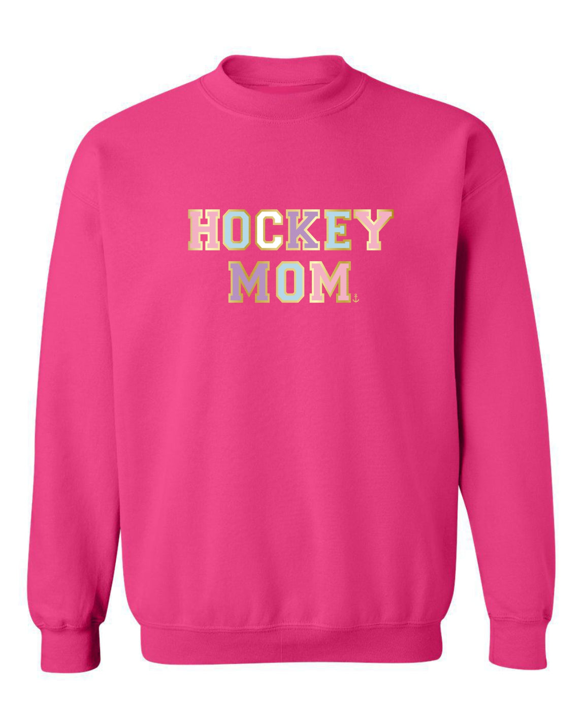 "Hockey Mom" Varsity Unisex Crewneck Sweatshirt