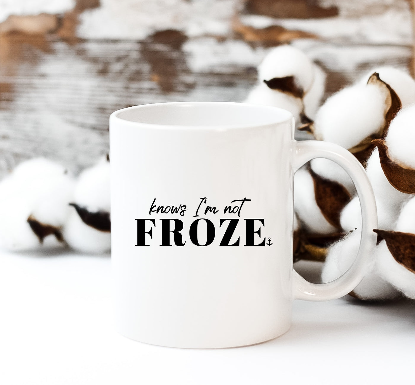 "Knows I'm Not Froze" 11oz Mug