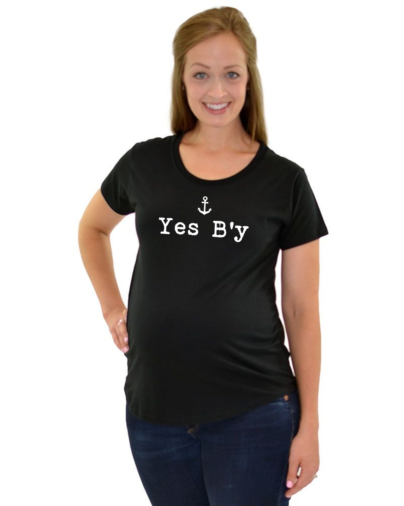"Yes B'y" Maternity T-Shirt