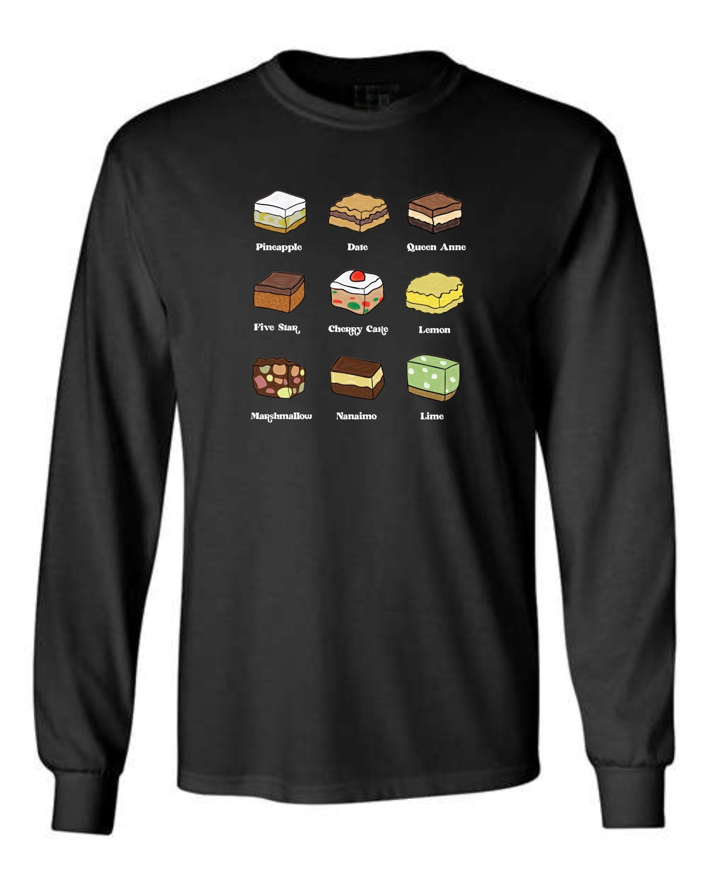 "Nan's Squares" Unisex Long Sleeve Shirt