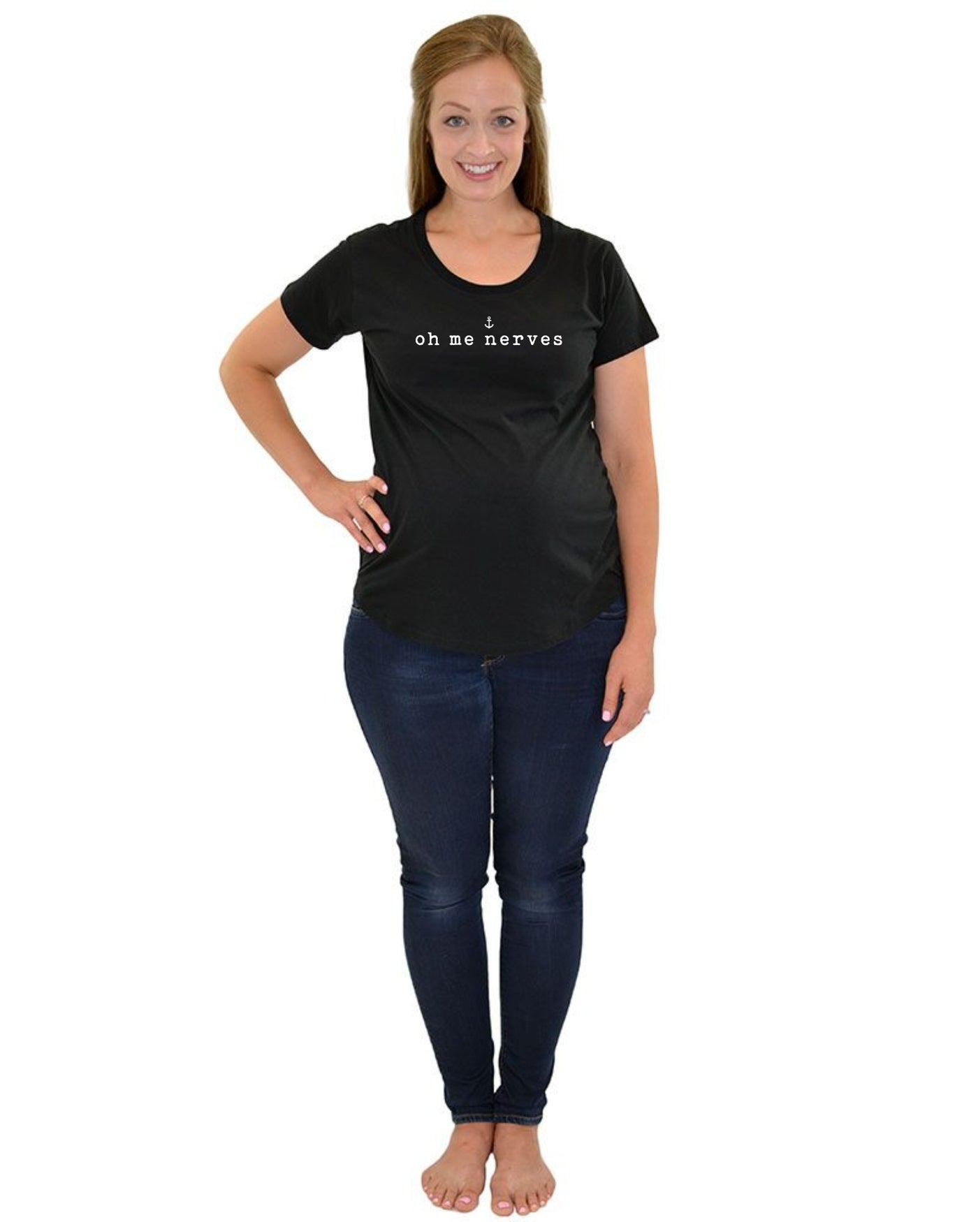 "Oh Me Nerves" Maternity T-Shirt