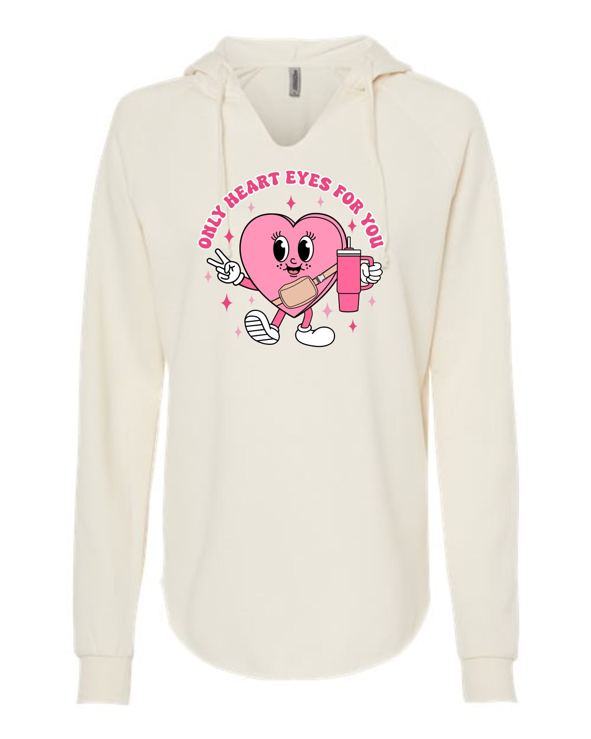 "Heart Eyes Only For You" Ladies' Hoodie