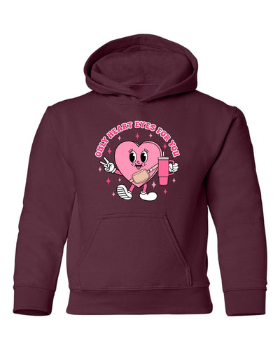 "Only Heart Eyes For You" Youth Hoodie