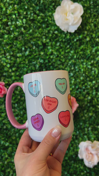 Candy Hearts 15oz Mug