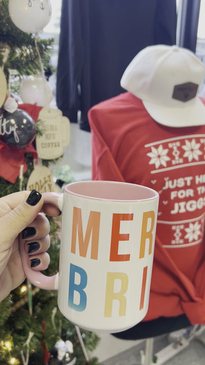 "Merry & Bright" 15oz Mug