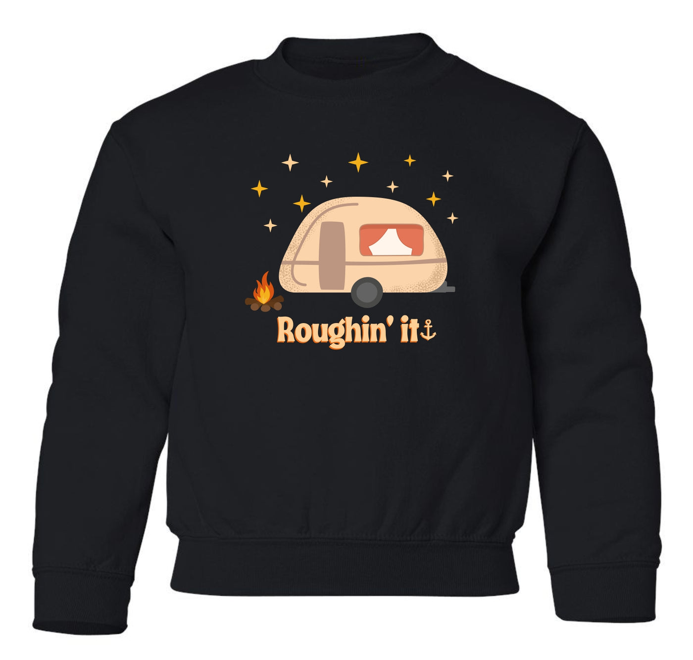 "Roughin' It" Toddler/Youth Crewneck Sweatshirt