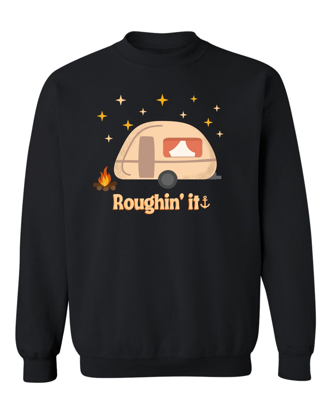 "Roughin' It" Unisex Crewneck Sweatshirt