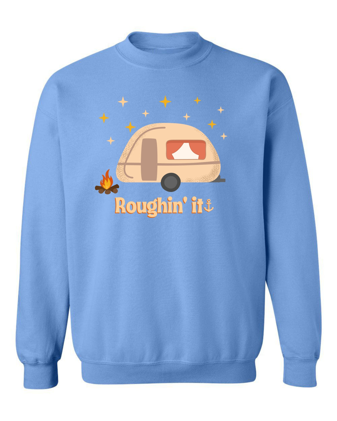 "Roughin' It" Unisex Crewneck Sweatshirt