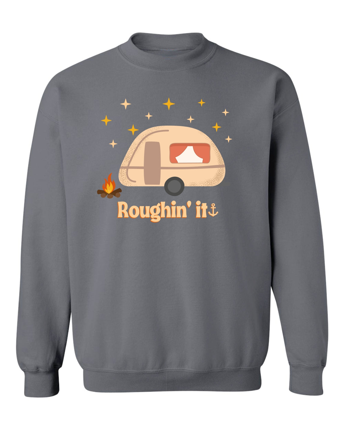 "Roughin' It" Unisex Crewneck Sweatshirt