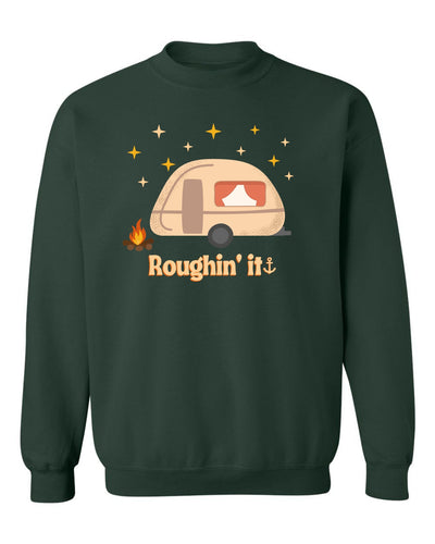 "Roughin' It" Unisex Crewneck Sweatshirt