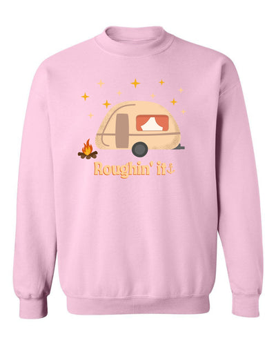 "Roughin' It" Unisex Crewneck Sweatshirt