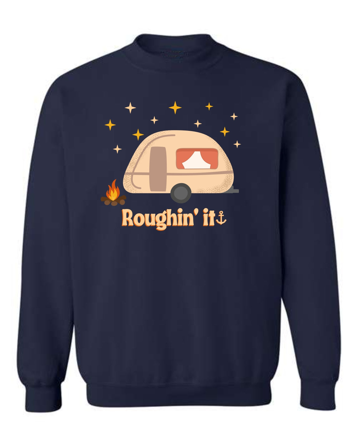 "Roughin' It" Unisex Crewneck Sweatshirt