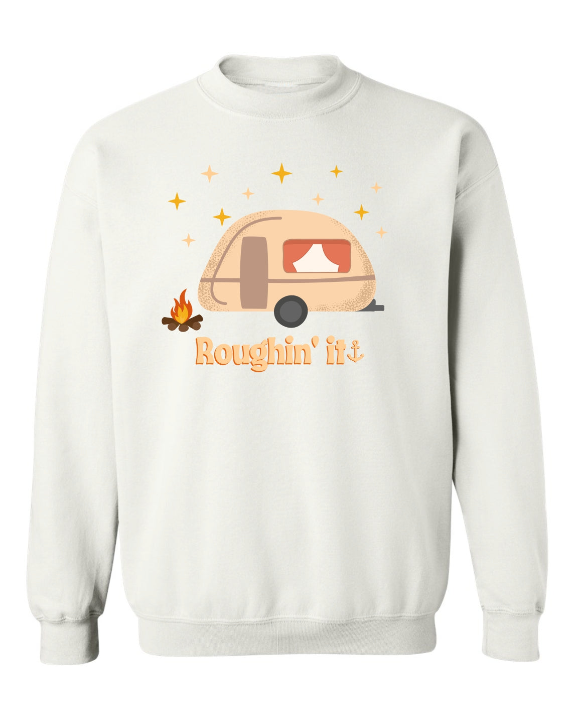 "Roughin' It" Unisex Crewneck Sweatshirt