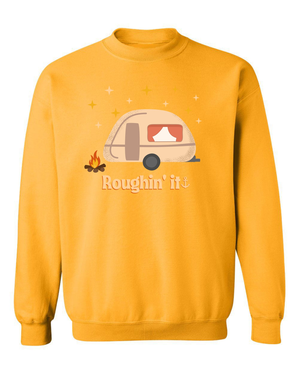 "Roughin' It" Unisex Crewneck Sweatshirt