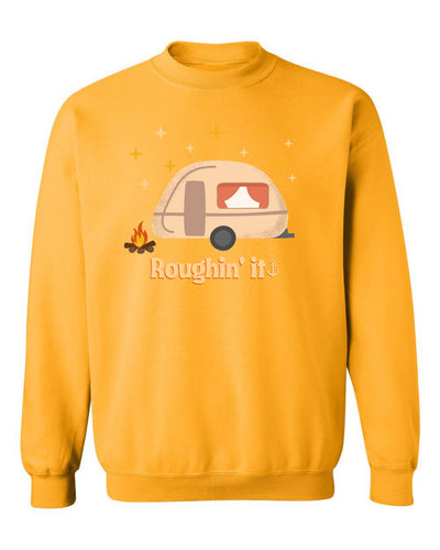 "Roughin' It" Unisex Crewneck Sweatshirt