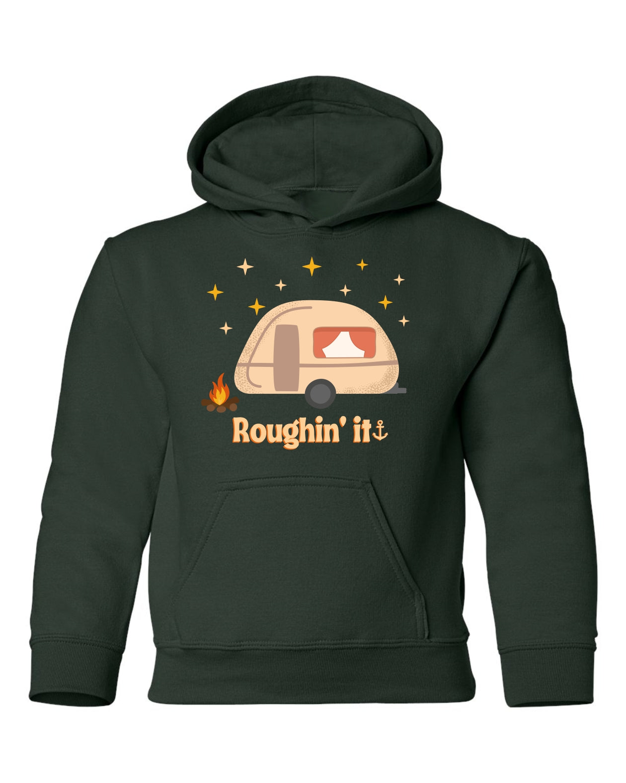 "Roughin' It" Youth Hoodie