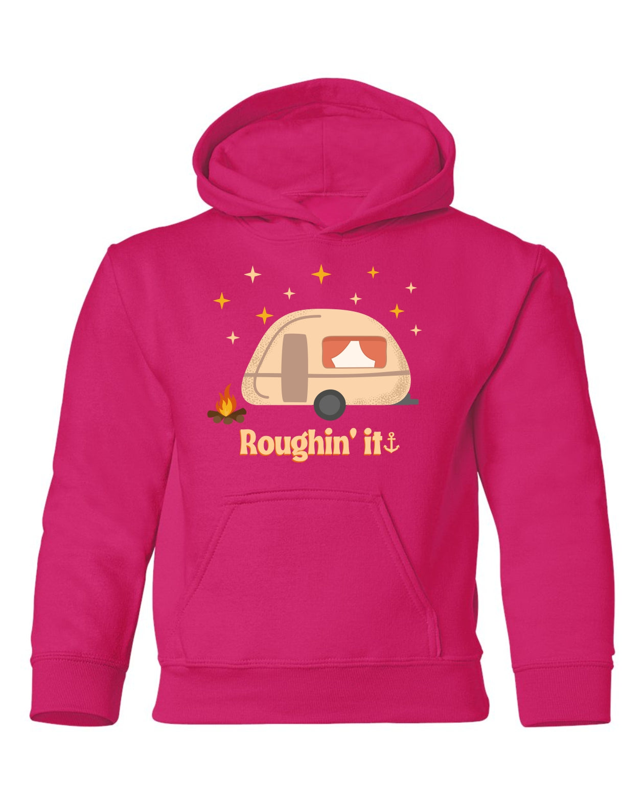 "Roughin' It" Youth Hoodie