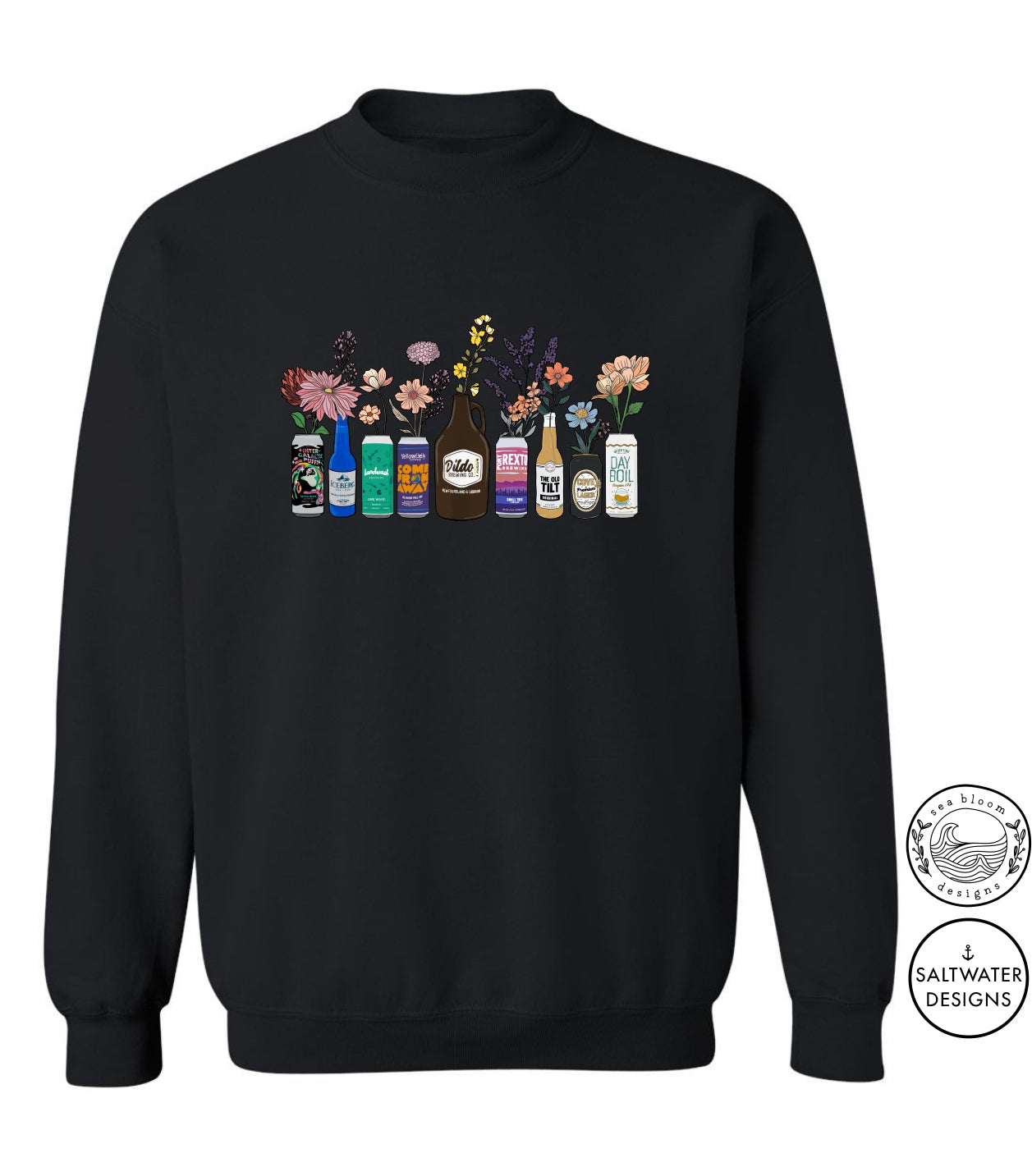 Sea Bloom Designs Local Beer Unisex Crewneck Sweatshirt