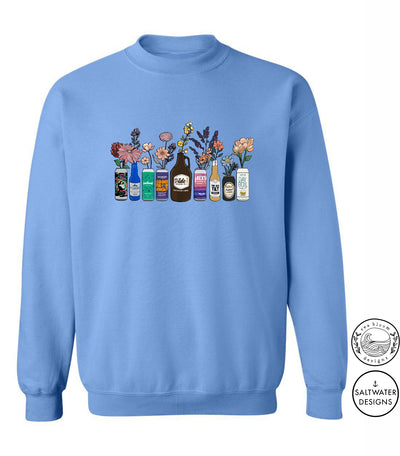 Sea Bloom Designs Local Beer Unisex Crewneck Sweatshirt