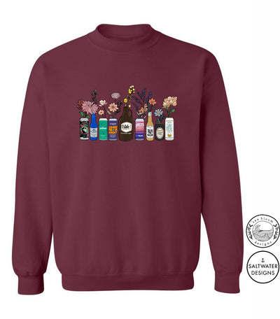 Sea Bloom Designs Local Beer Unisex Crewneck Sweatshirt