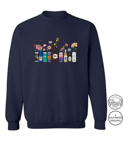 Sea Bloom Designs Local Beer Unisex Crewneck Sweatshirt