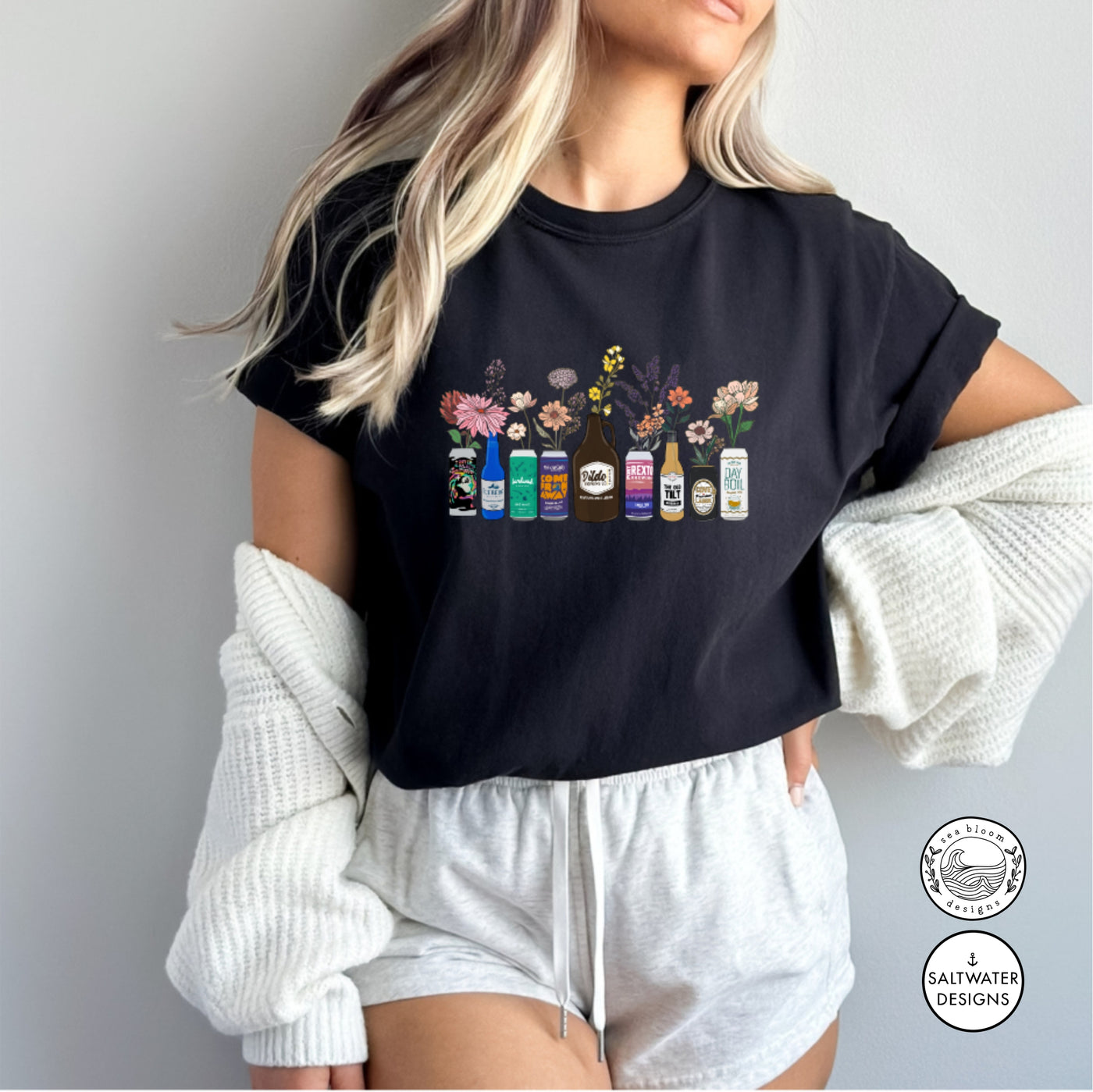 Sea Bloom Designs Local Beer T-Shirt