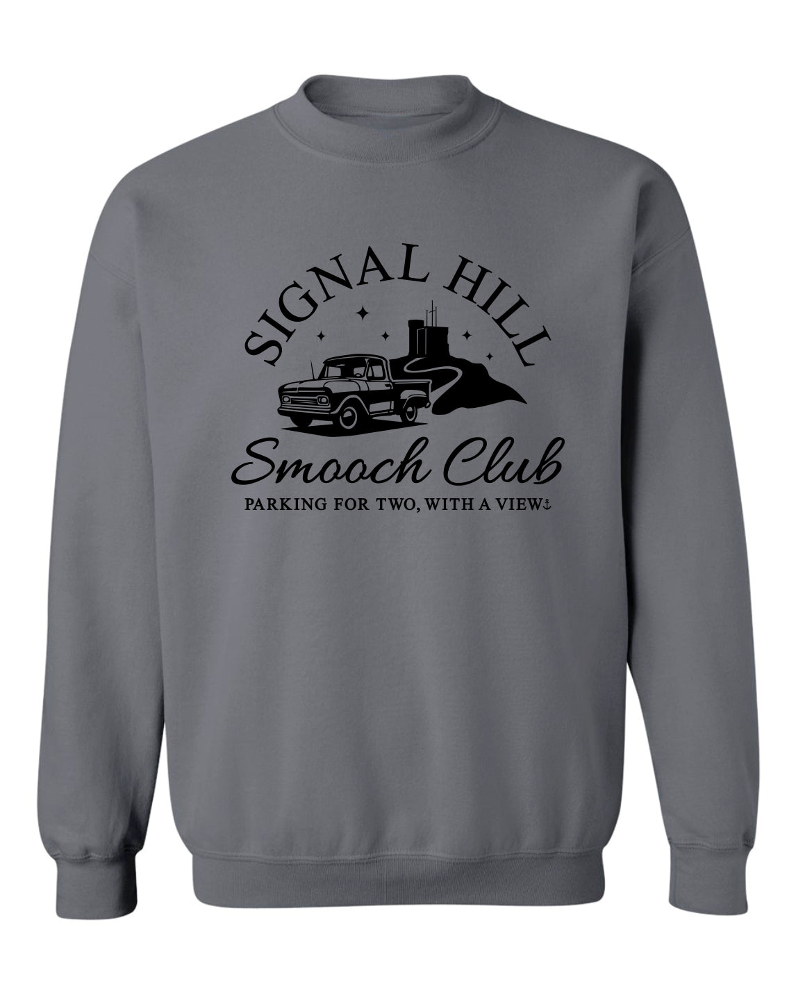 "Signal Hill Smooch Club" Unisex Crewneck Sweatshirt