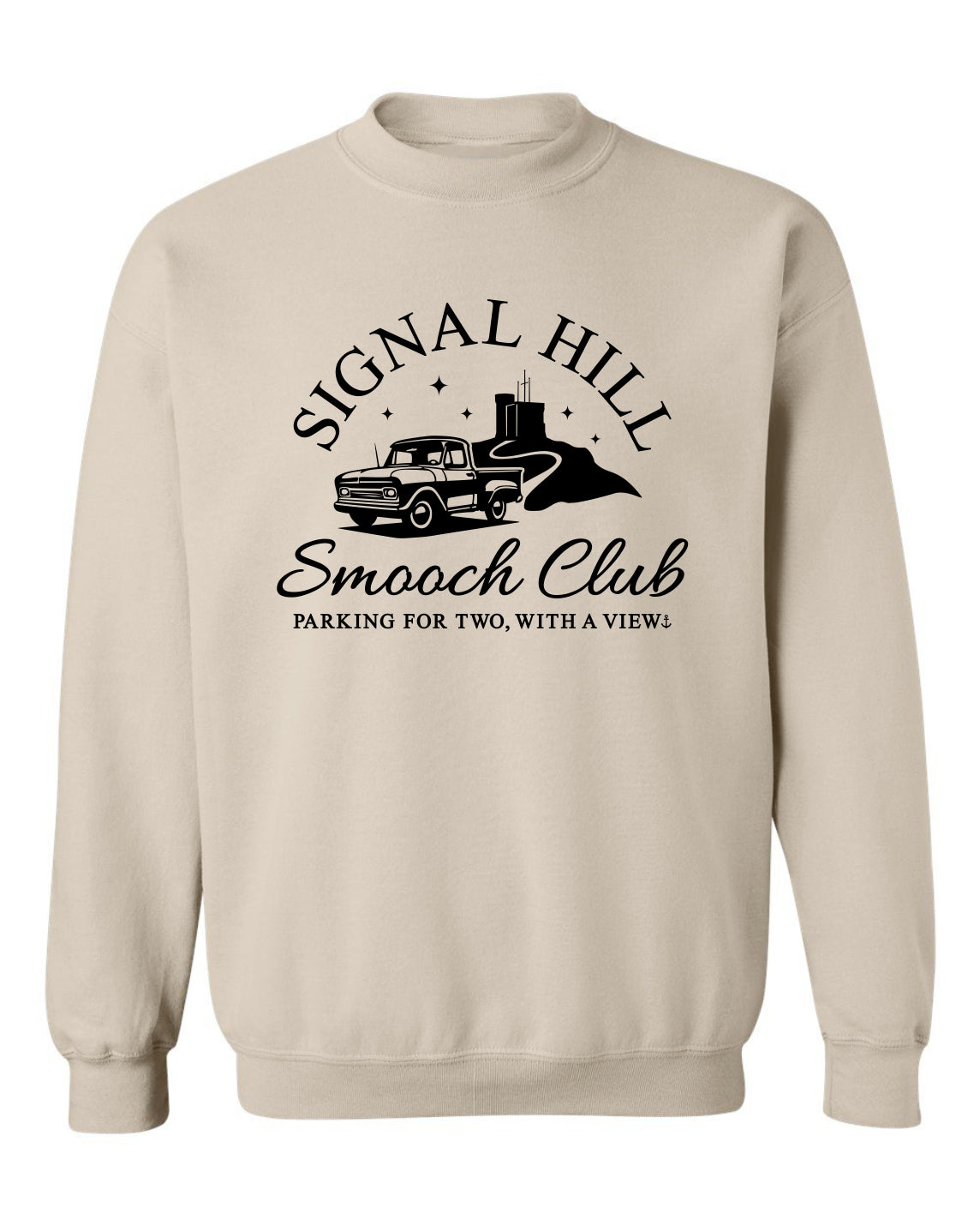 "Signal Hill Smooch Club" Unisex Crewneck Sweatshirt