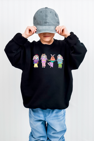 Bunny Mummers Youth Hoodie