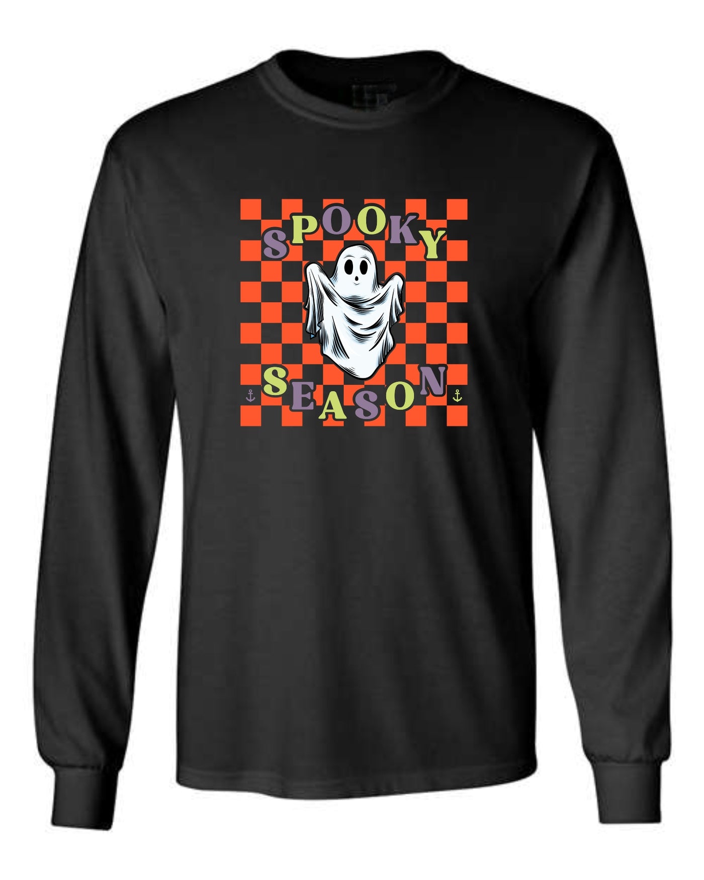 "Spooky Season" (Puff Design) Unisex Long Sleeve T-Shirt