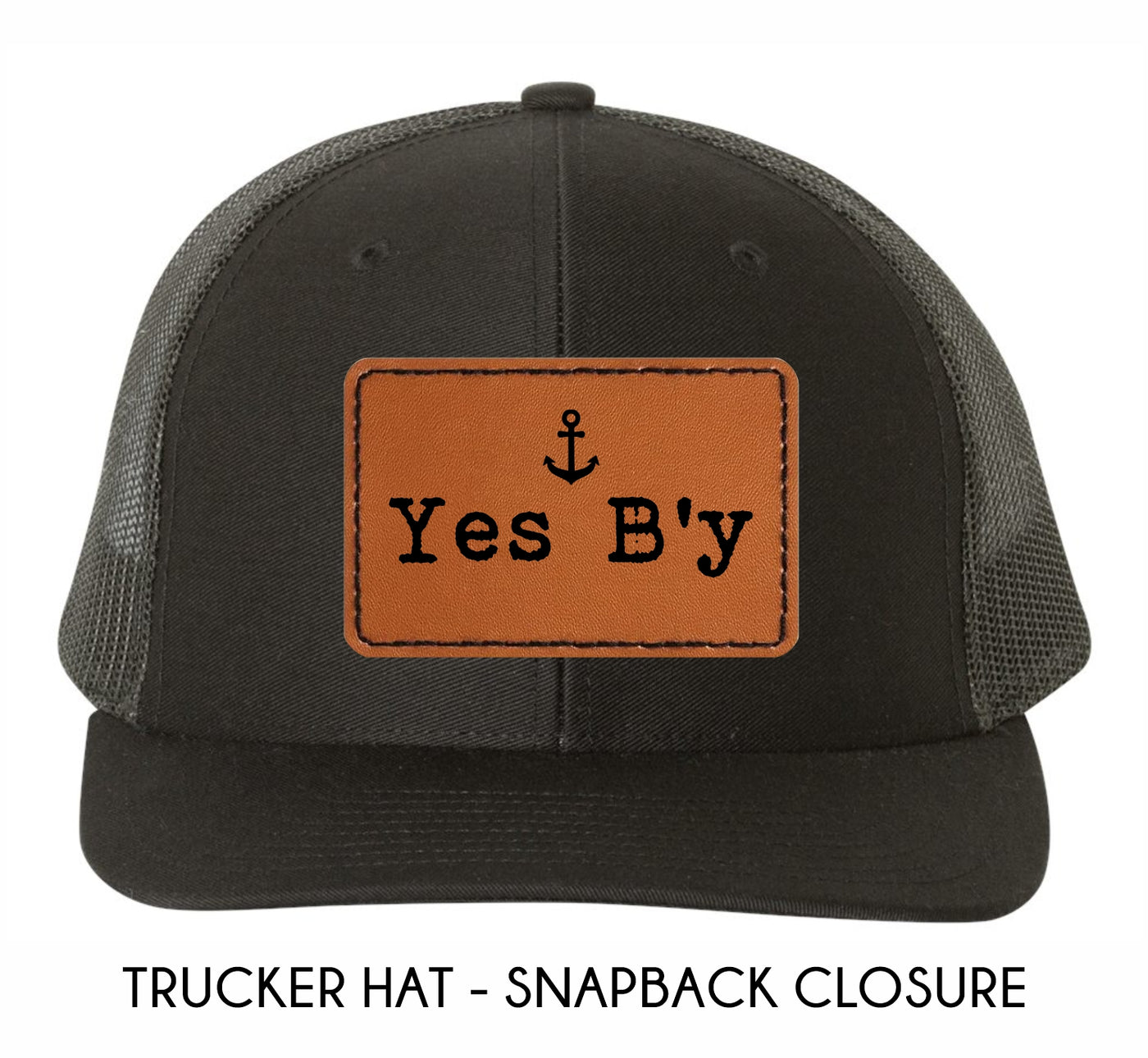 "Yes B'y" Leather Patch Adult Baseball Hat