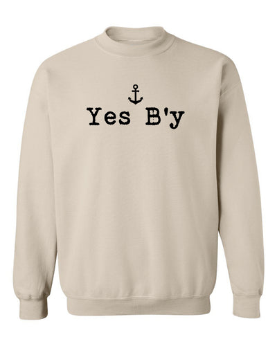 "Yes B'y" Unisex Crewneck Sweatshirt