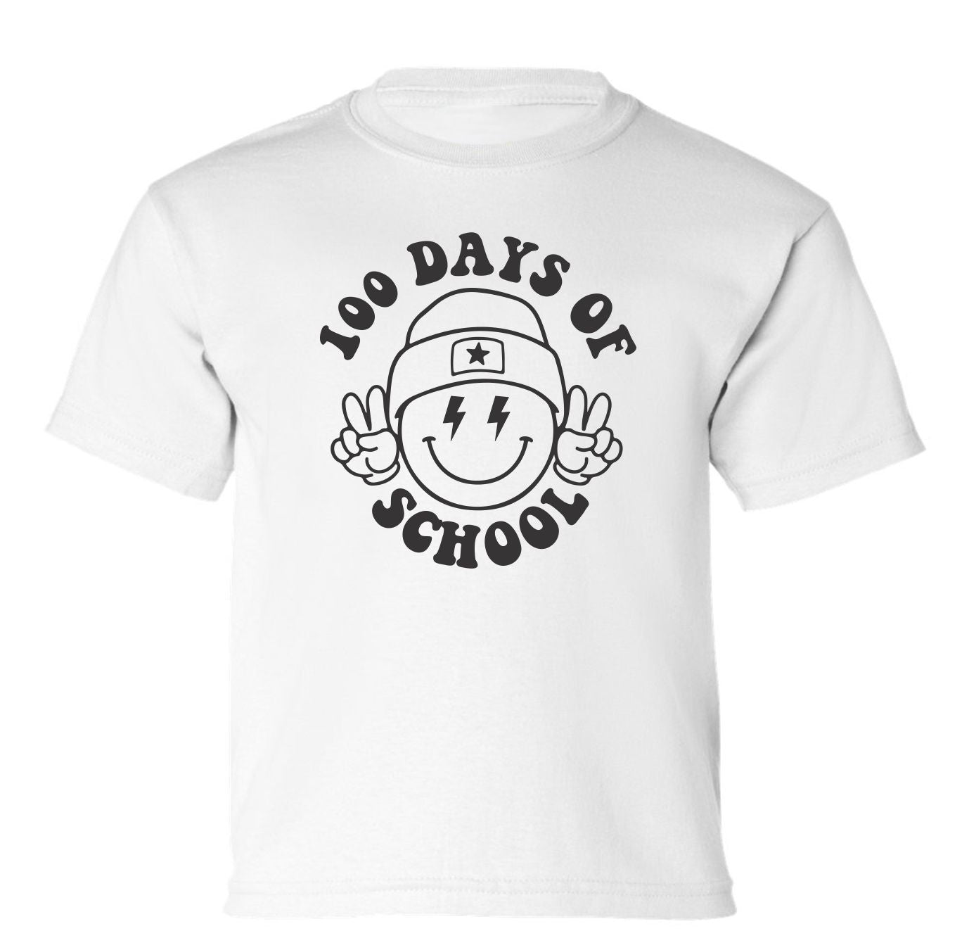 "100 Days of School" (Smilie) Toddler/Youth T-Shirt
