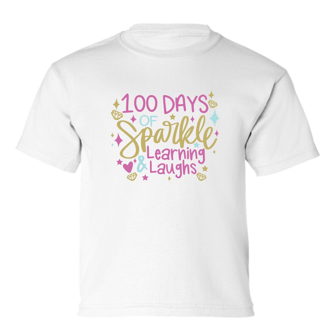 "100 Days of Sparkle" (learning & laughs) Toddler/Youth T-Shirt