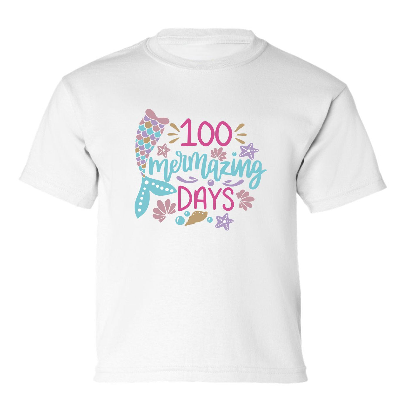 "100 Mermazing Days" (100 Days Of School) Toddler/Youth T-Shirt