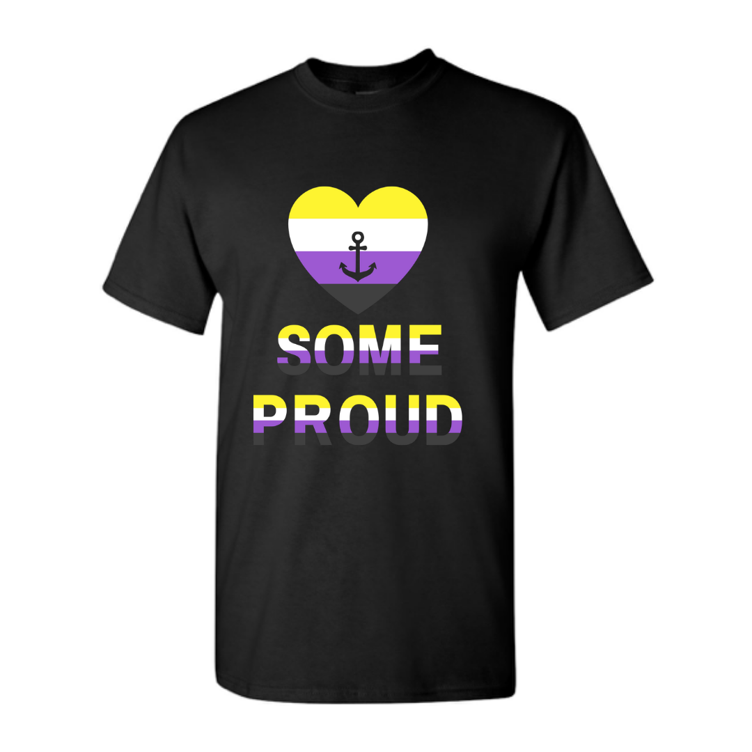 "Some Proud" Non-Binary Pride T-Shirt