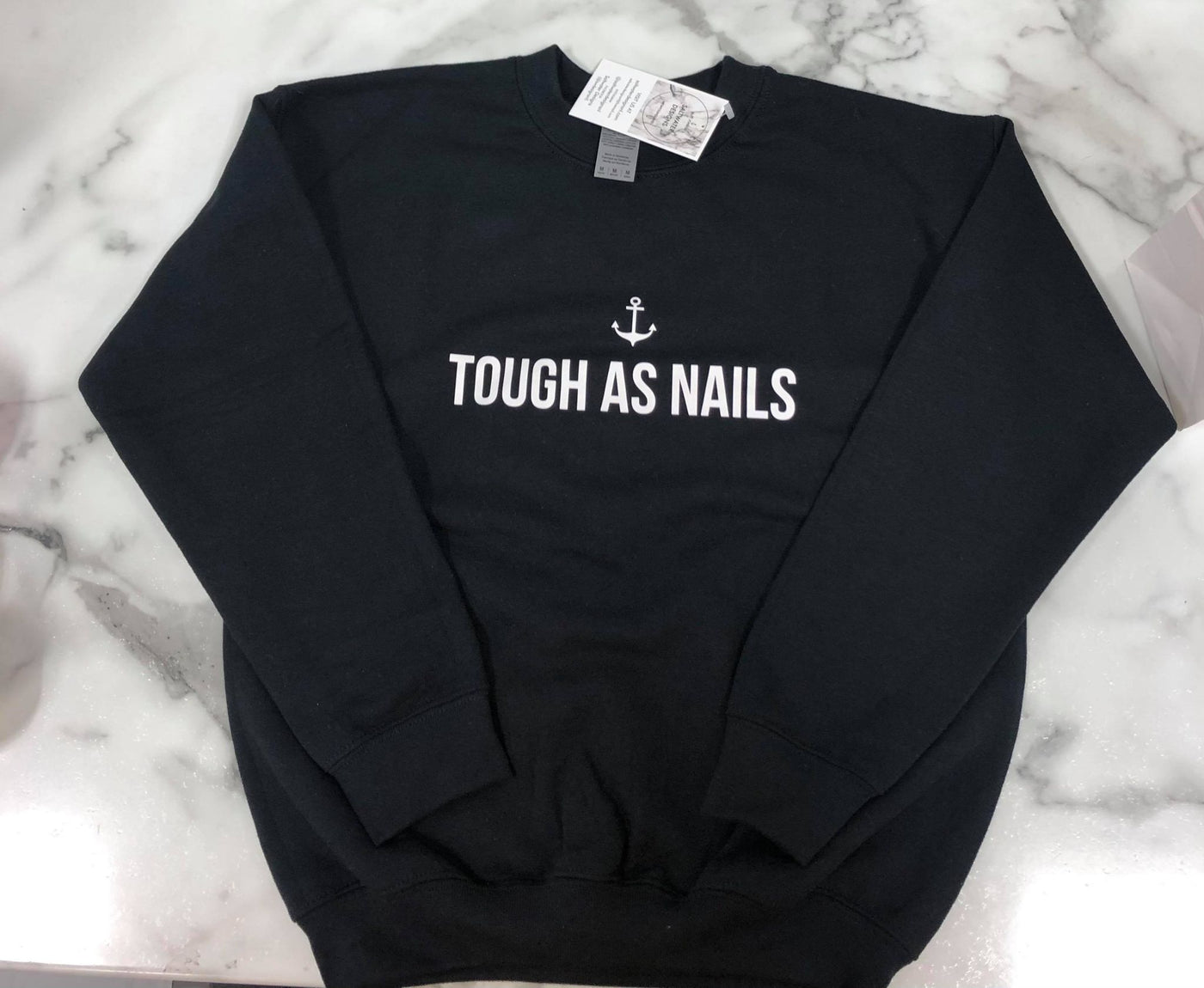 "Tough As Nails"  Toddler/Youth Crewneck Sweatshirt