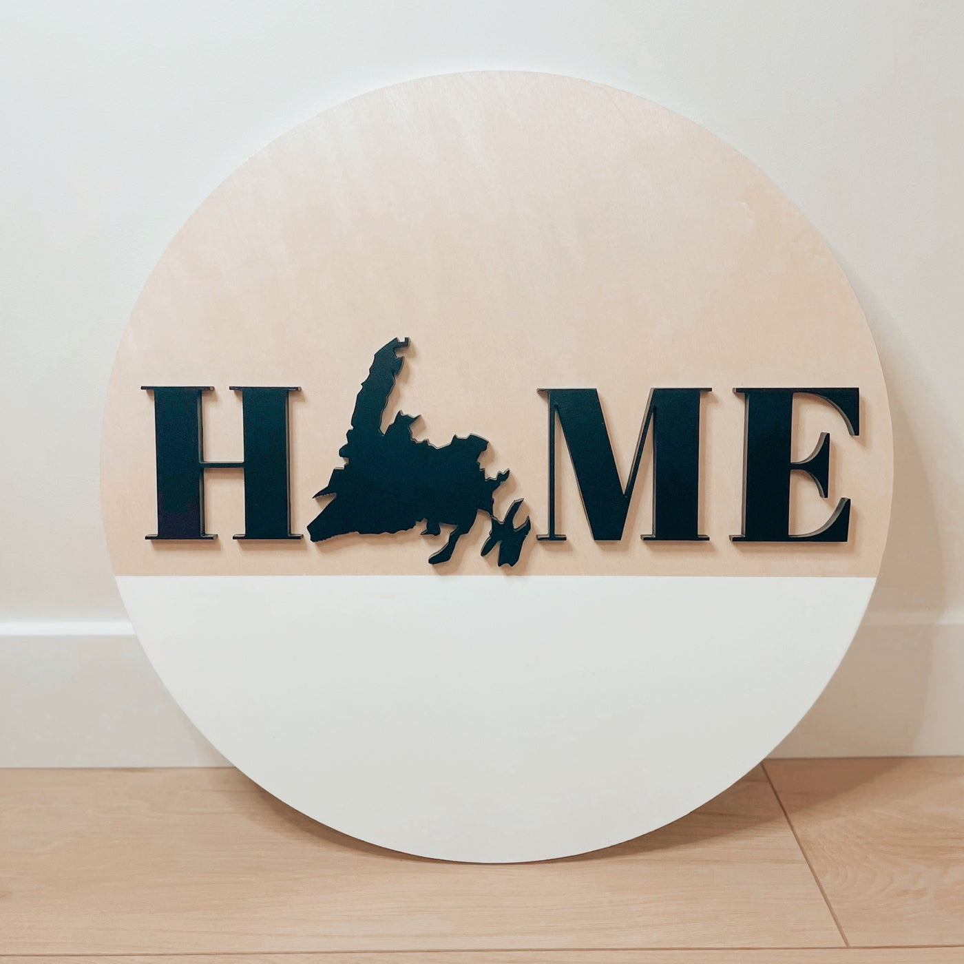 12” Home NL Round Sign