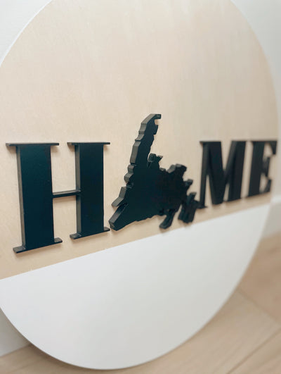12” Home NL Round Sign