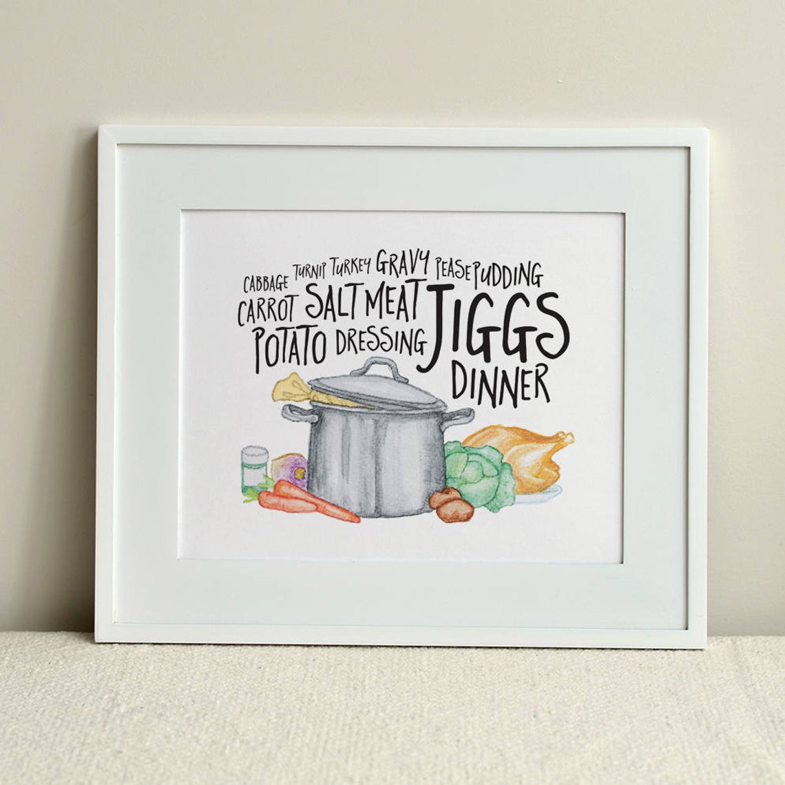 "Jiggs Dinner" Print