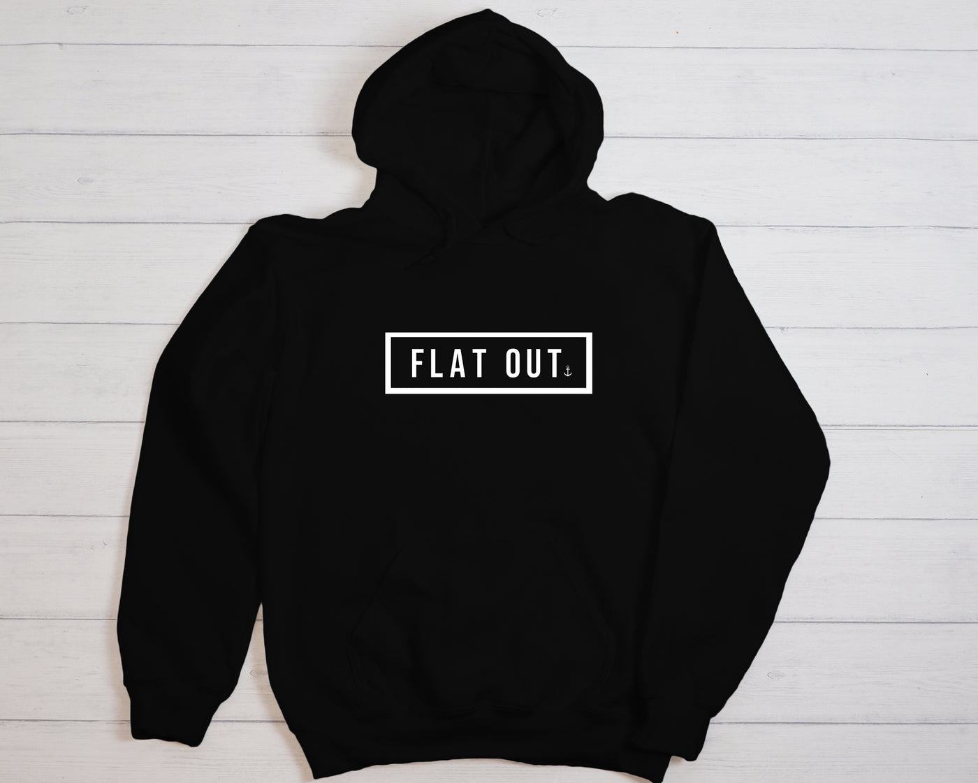 "Flat Out" Unisex Hoodie