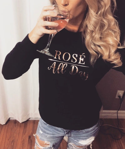 "Rose All Day" Unisex Crewneck Sweatshirt