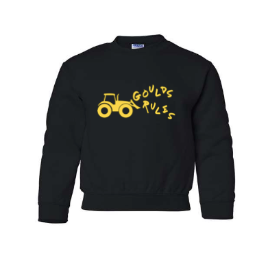 "Goulds Rules" Tractor Toddler/Youth Crewneck Sweatshirt