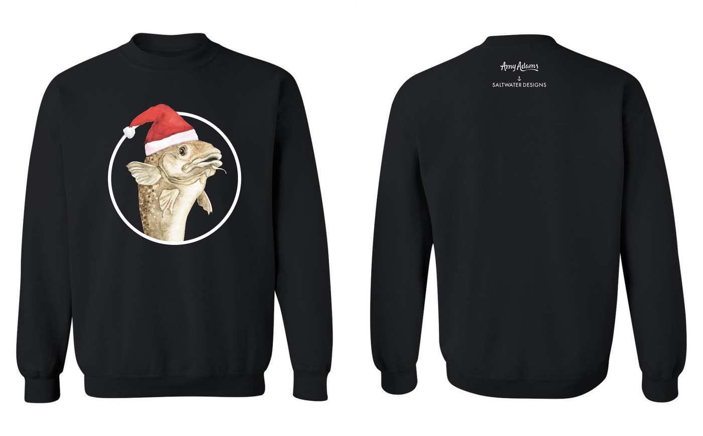 Amy Adams "Christmas Cod" Unisex Crewneck Sweatshirt